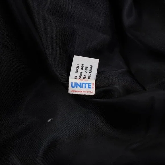 VTG Jones New York Heathered Melton Wool Coat Womens 44 Gray Minimalist Made USA - Picture 5 of 13